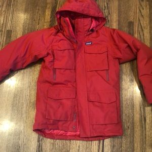 Men’s red Patagonia winter jacket- Size Medium